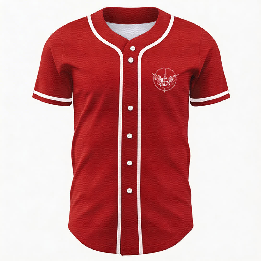 Christianartworkshop Maglia da baseball unisex con la scritta "San Michele Arcangelo, difendici" - image 16
