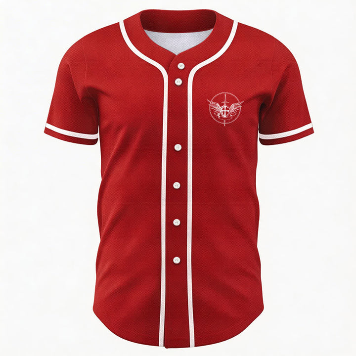 Christianartworkshop Maglia da baseball unisex con la scritta "San Michele Arcangelo, difendici" - image 16