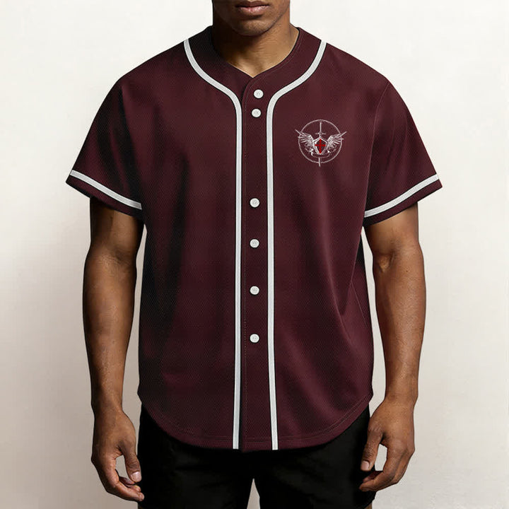 Christianartworkshop Maglia da baseball unisex con la scritta "San Michele Arcangelo, difendici" - image 25