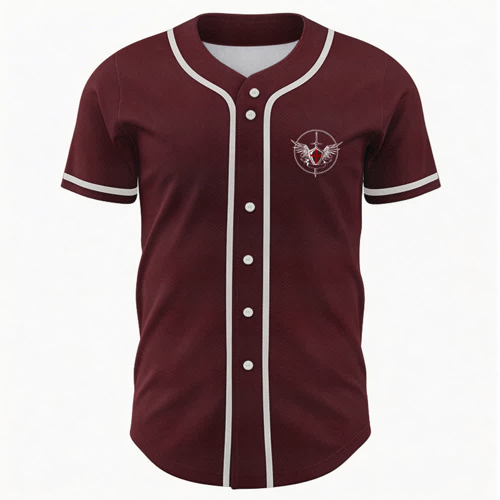 Christianartworkshop Maglia da baseball unisex con la scritta "San Michele Arcangelo, difendici" - image 23