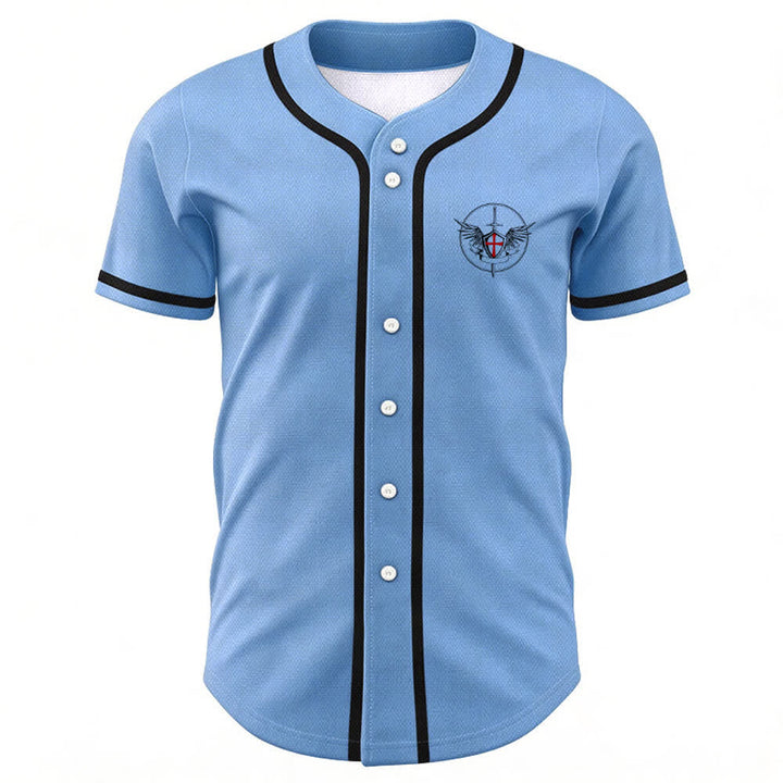 Christianartworkshop Maglia da baseball unisex con la scritta "San Michele Arcangelo, difendici" - image 30
