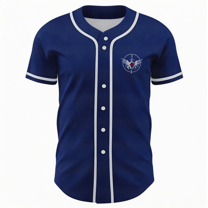 Christianartworkshop Maglia da baseball unisex con la scritta "San Michele Arcangelo, difendici" - image 37
