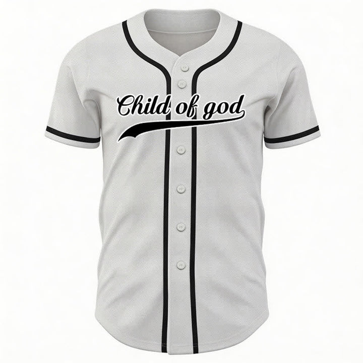 Christianartworkshop Child Of God Maglia da baseball unisex personalizzata con nome e numero - image 18