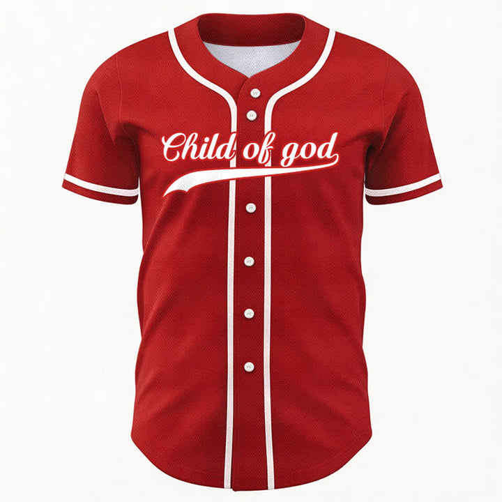 Christianartworkshop Child Of God Maglia da baseball unisex personalizzata con nome e numero - image 26