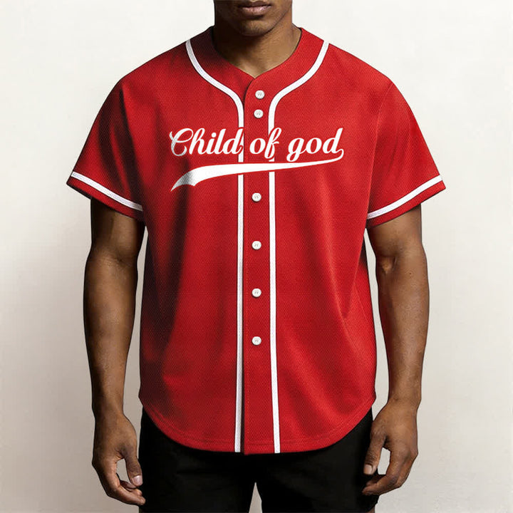 Christianartworkshop Child Of God Maglia da baseball unisex personalizzata con nome e numero - image 28