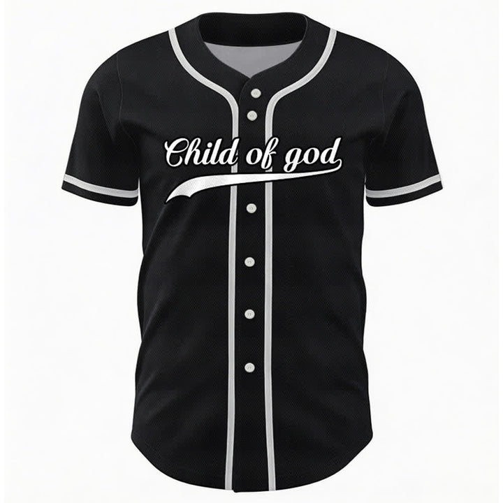 Christianartworkshop Child Of God Maglia da baseball unisex personalizzata con nome e numero - image 34