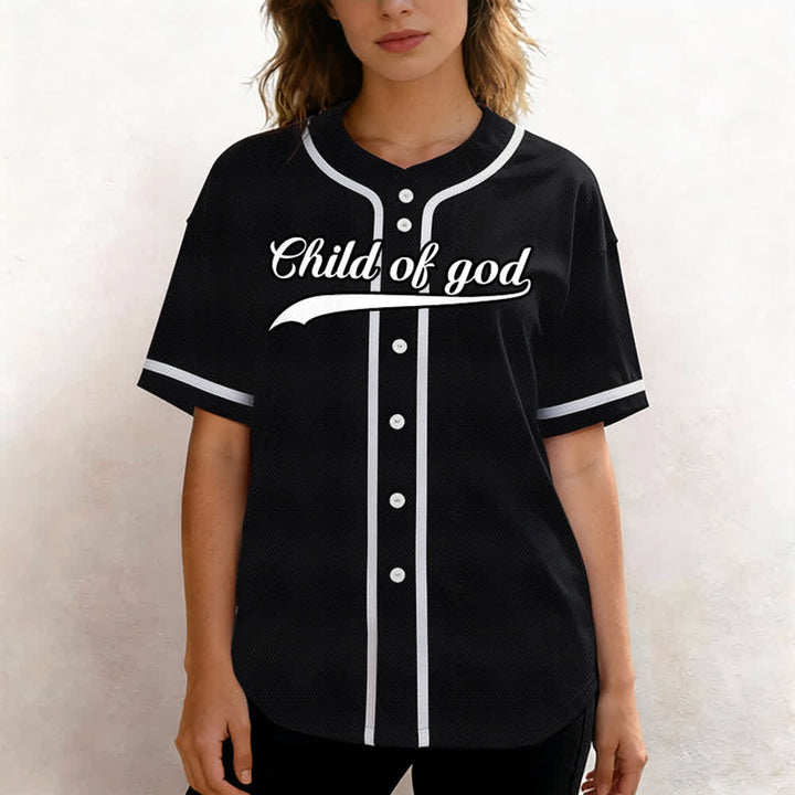 Christianartworkshop Child Of God Maglia da baseball unisex personalizzata con nome e numero - image 38