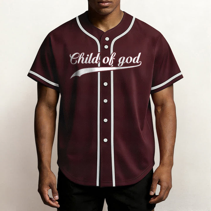 Christianartworkshop Child Of God Maglia da baseball unisex personalizzata con nome e numero - image 44
