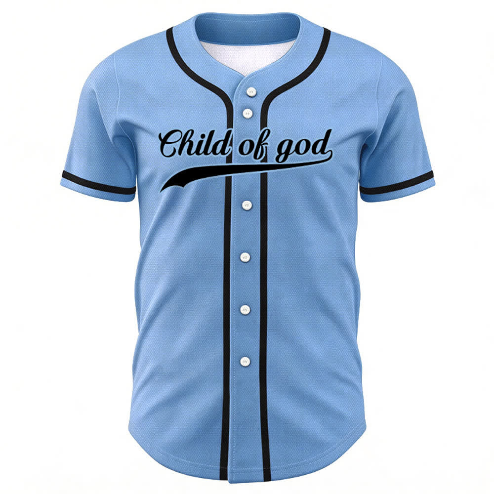 Christianartworkshop Child Of God Maglia da baseball unisex personalizzata con nome e numero - image 50