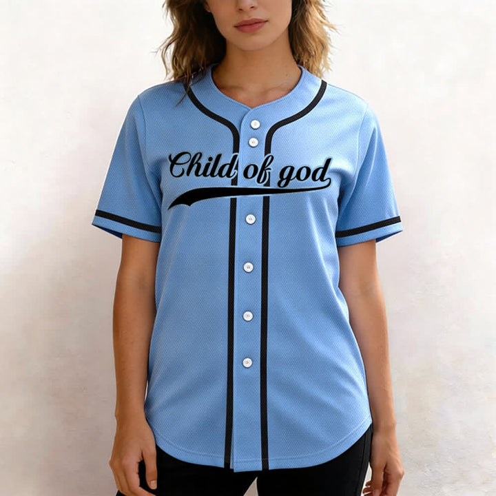 Christianartworkshop Child Of God Maglia da baseball unisex personalizzata con nome e numero - image 52