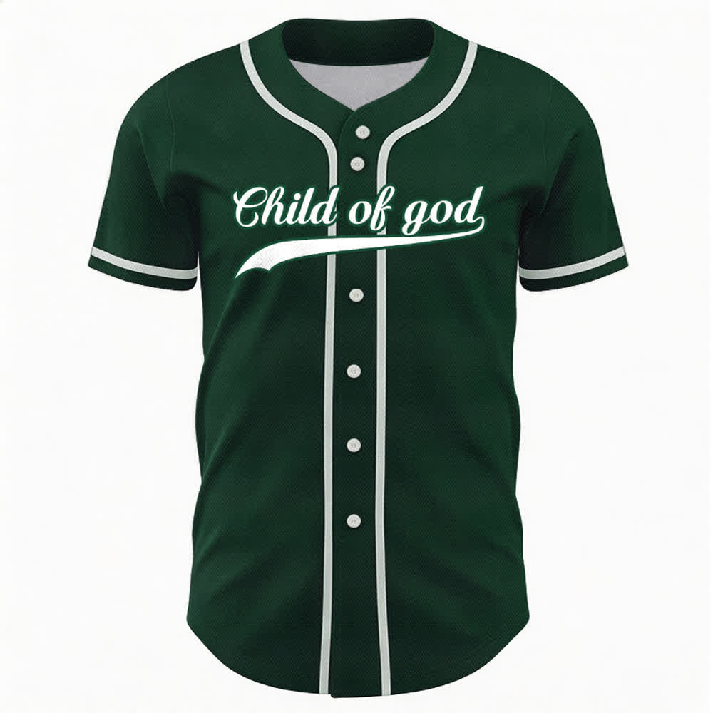 Christianartworkshop Child Of God Maglia da baseball unisex personalizzata con nome e numero - image 58