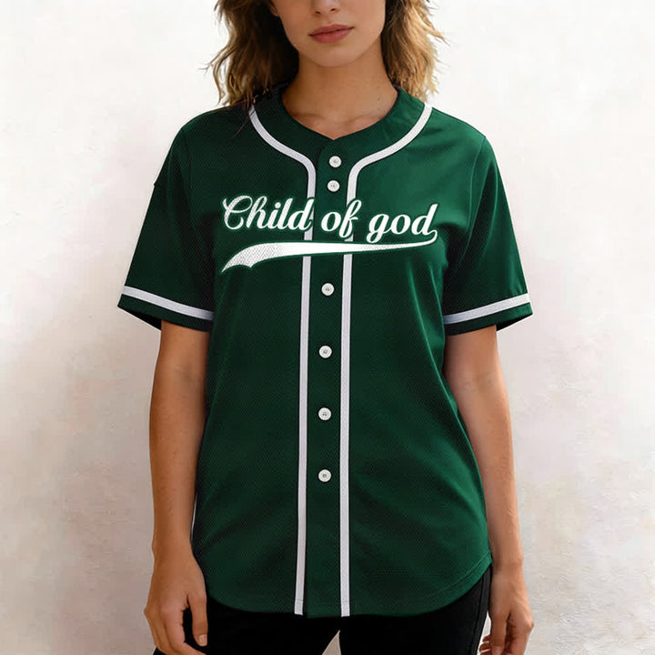 Christianartworkshop Child Of God Maglia da baseball unisex personalizzata con nome e numero - image 62