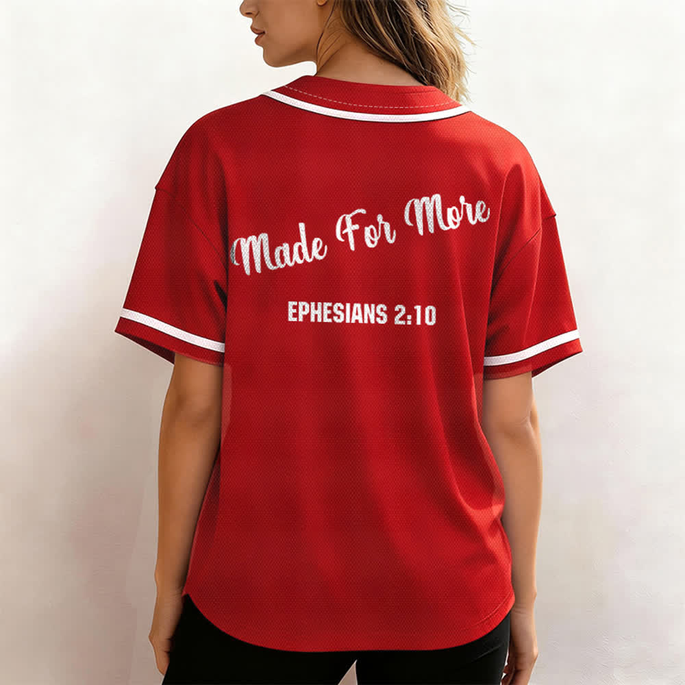 Christianartworkshop Made For More Ephesians 2:10 Maglia da baseball unisex - image 26