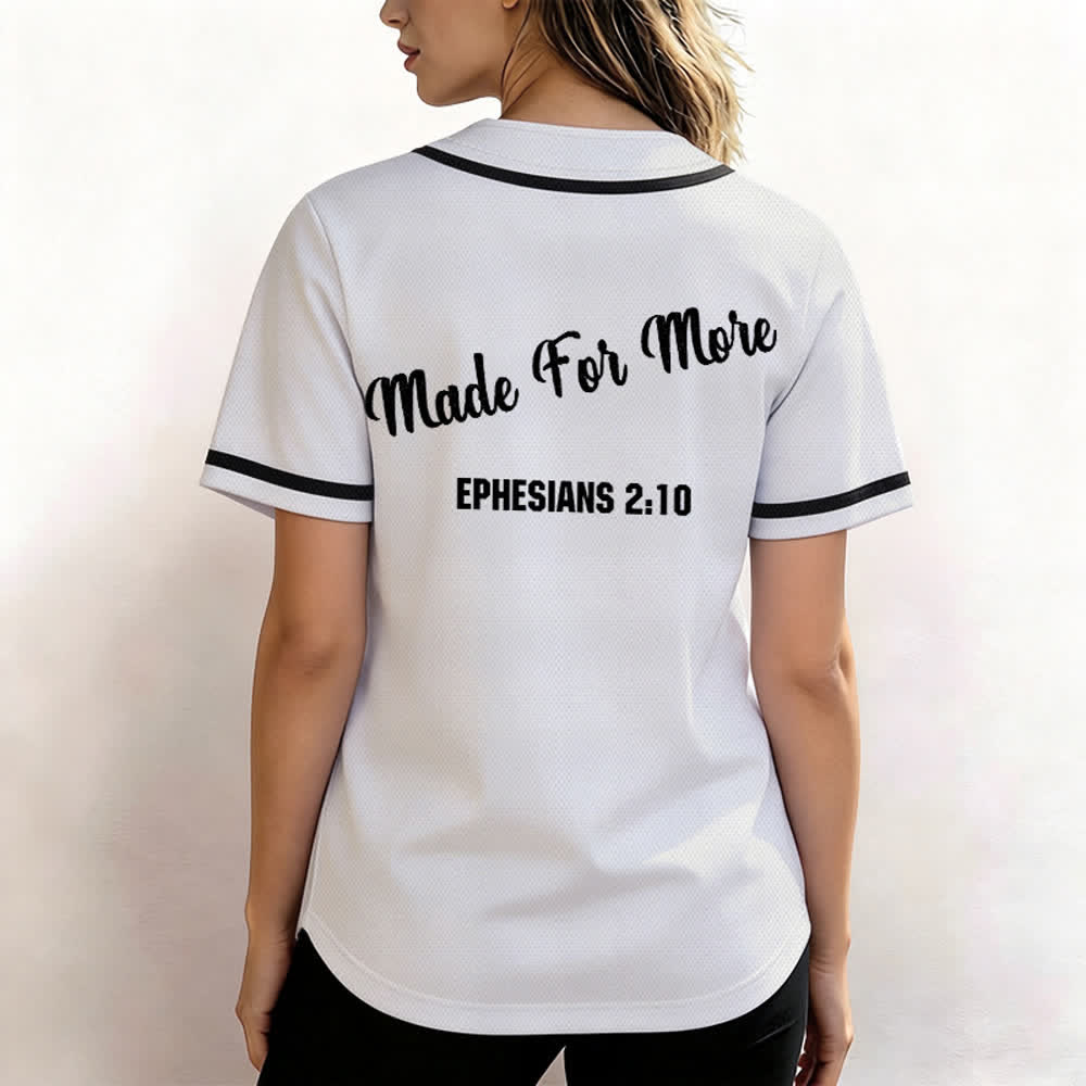 Christianartworkshop Made For More Ephesians 2:10 Maglia da baseball unisex - image 11