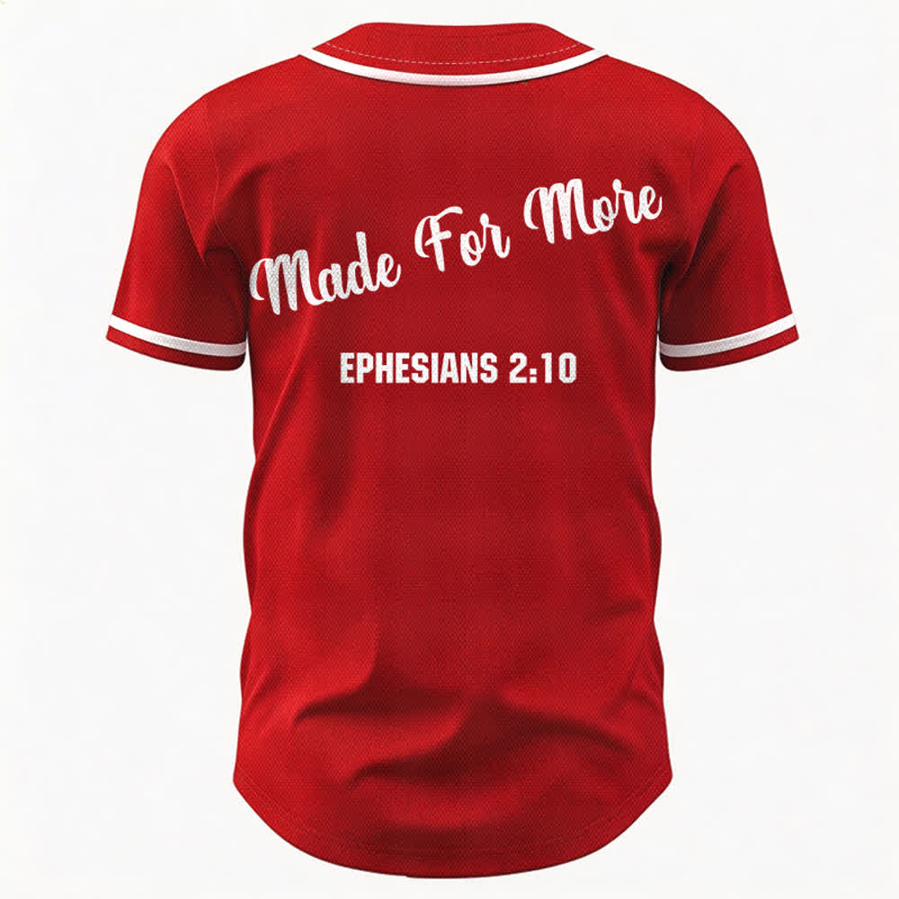 Christianartworkshop Made For More Ephesians 2:10 Maglia da baseball unisex - image 22