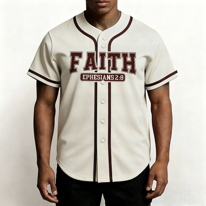 Christianartworkshop Faith Maglia da baseball personalizzata con nome e numero - image 12