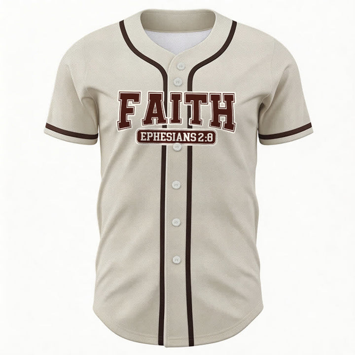 Christianartworkshop Faith Maglia da baseball personalizzata con nome e numero - image 10