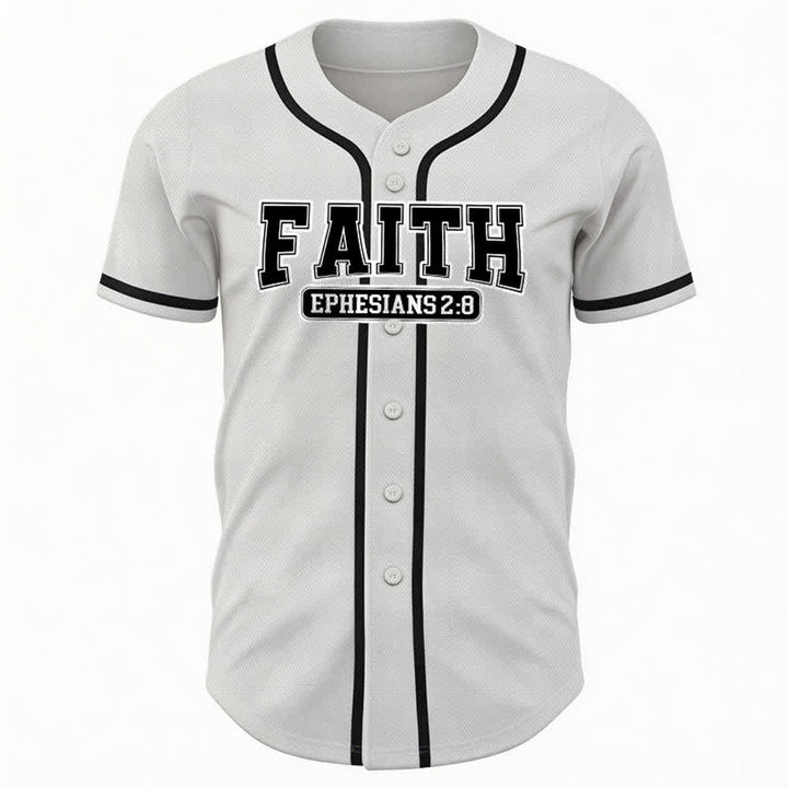 Christianartworkshop Faith Maglia da baseball personalizzata con nome e numero - image 18