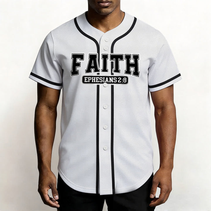 Christianartworkshop Faith Maglia da baseball personalizzata con nome e numero - image 20