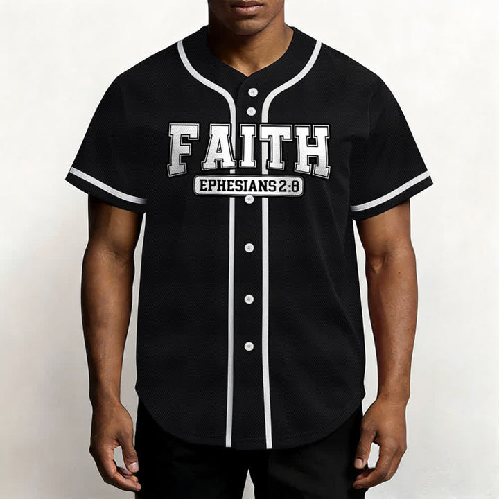 Christianartworkshop Faith Maglia da baseball personalizzata con nome e numero - image 28