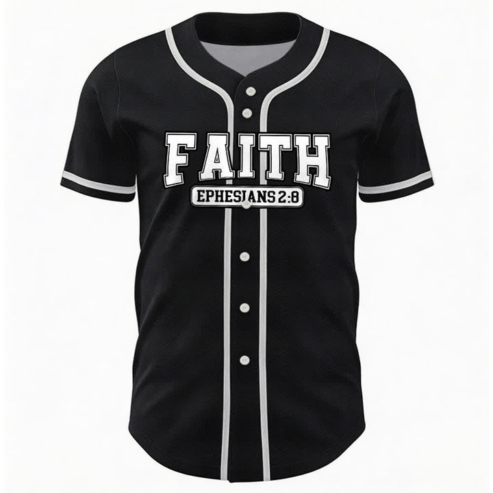 Christianartworkshop Faith Maglia da baseball personalizzata con nome e numero - image 26