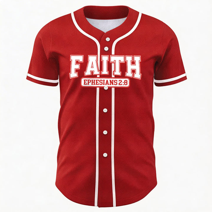 Christianartworkshop Faith Maglia da baseball personalizzata con nome e numero - image 34