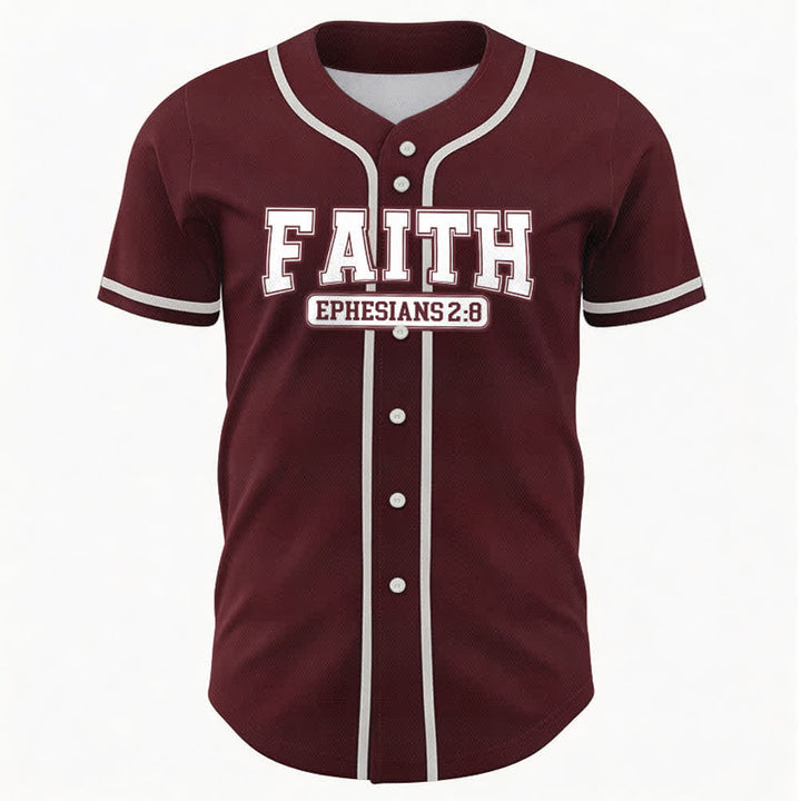 Christianartworkshop Faith Maglia da baseball personalizzata con nome e numero - image 42