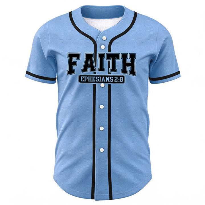 Christianartworkshop Faith Maglia da baseball personalizzata con nome e numero - image 50