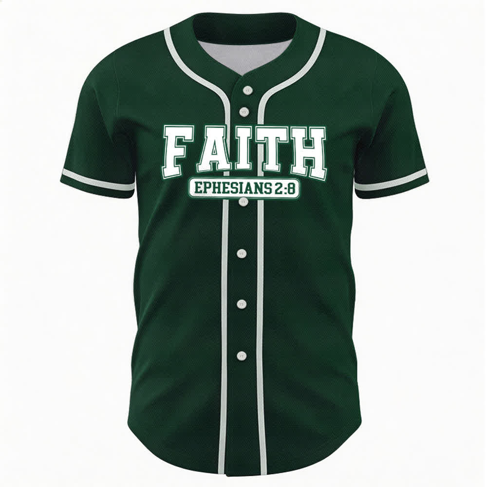 Christianartworkshop Faith Maglia da baseball personalizzata con nome e numero - image 58