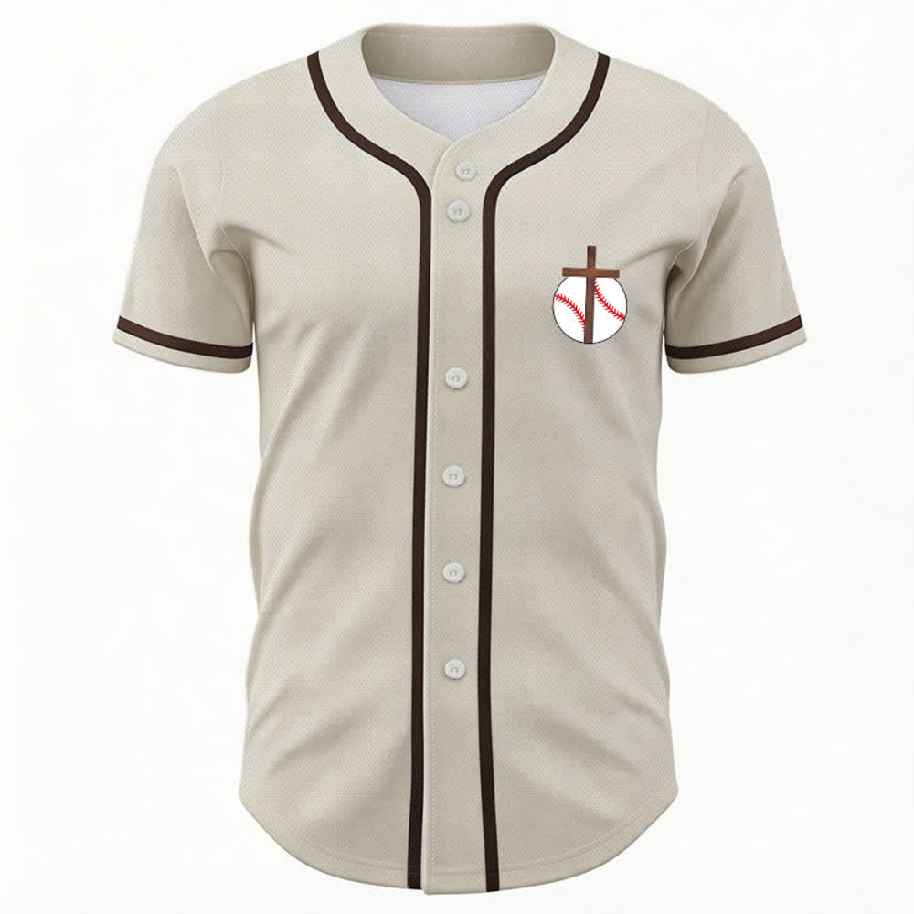 Christianartworkshop Filippesi 4:13 Maglia da baseball della fede: Maglia da baseball con croce, motto, forza e devozione - image 9