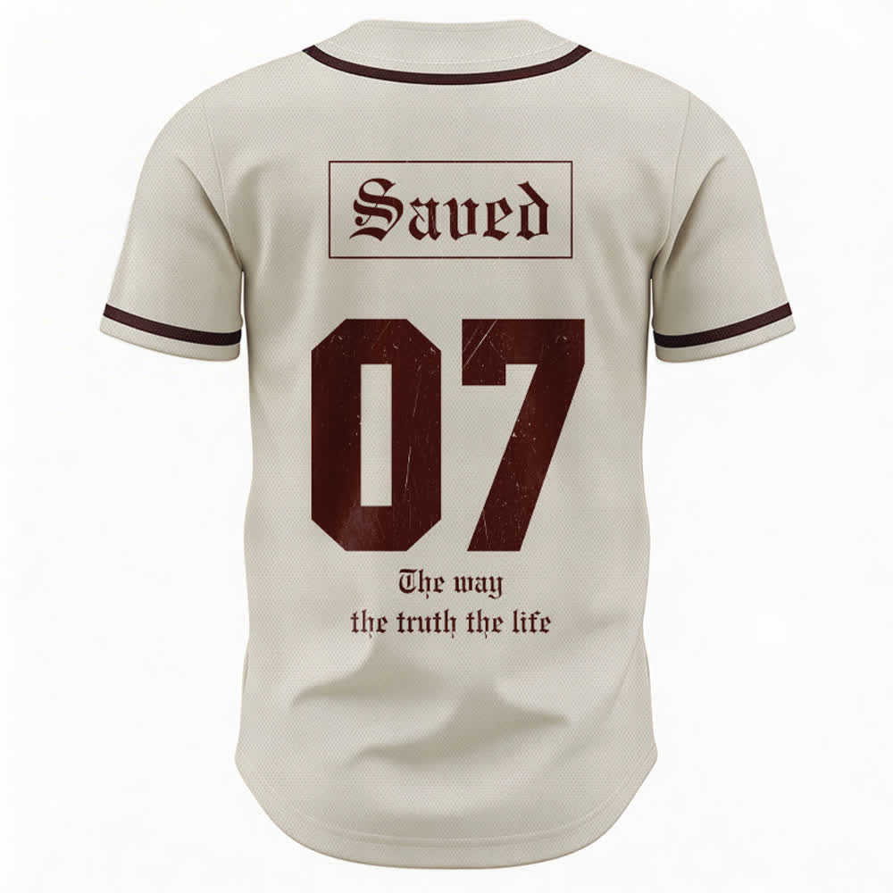 Christianartworkshop La Via La Verità La Vita Fede Maglia da baseball - image 2