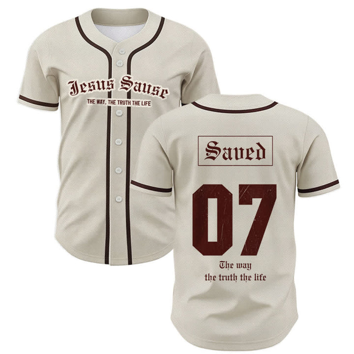 Christianartworkshop La Via La Verità La Vita Fede Maglia da baseball - 5XL - image 0