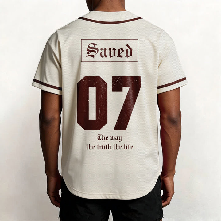 Christianartworkshop La Via La Verità La Vita Fede Maglia da baseball - image 6
