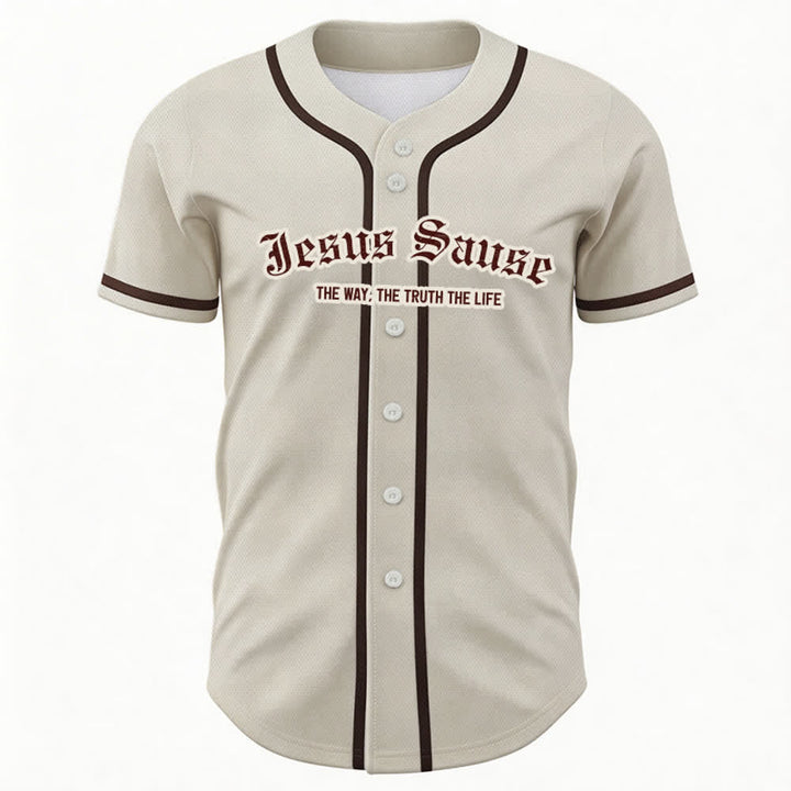 Christianartworkshop La Via La Verità La Vita Fede Maglia da baseball - image 1