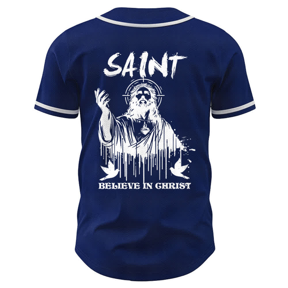 Christianartworkshop Maglia da baseball unisex "Saint Believe In Christ" - image 36