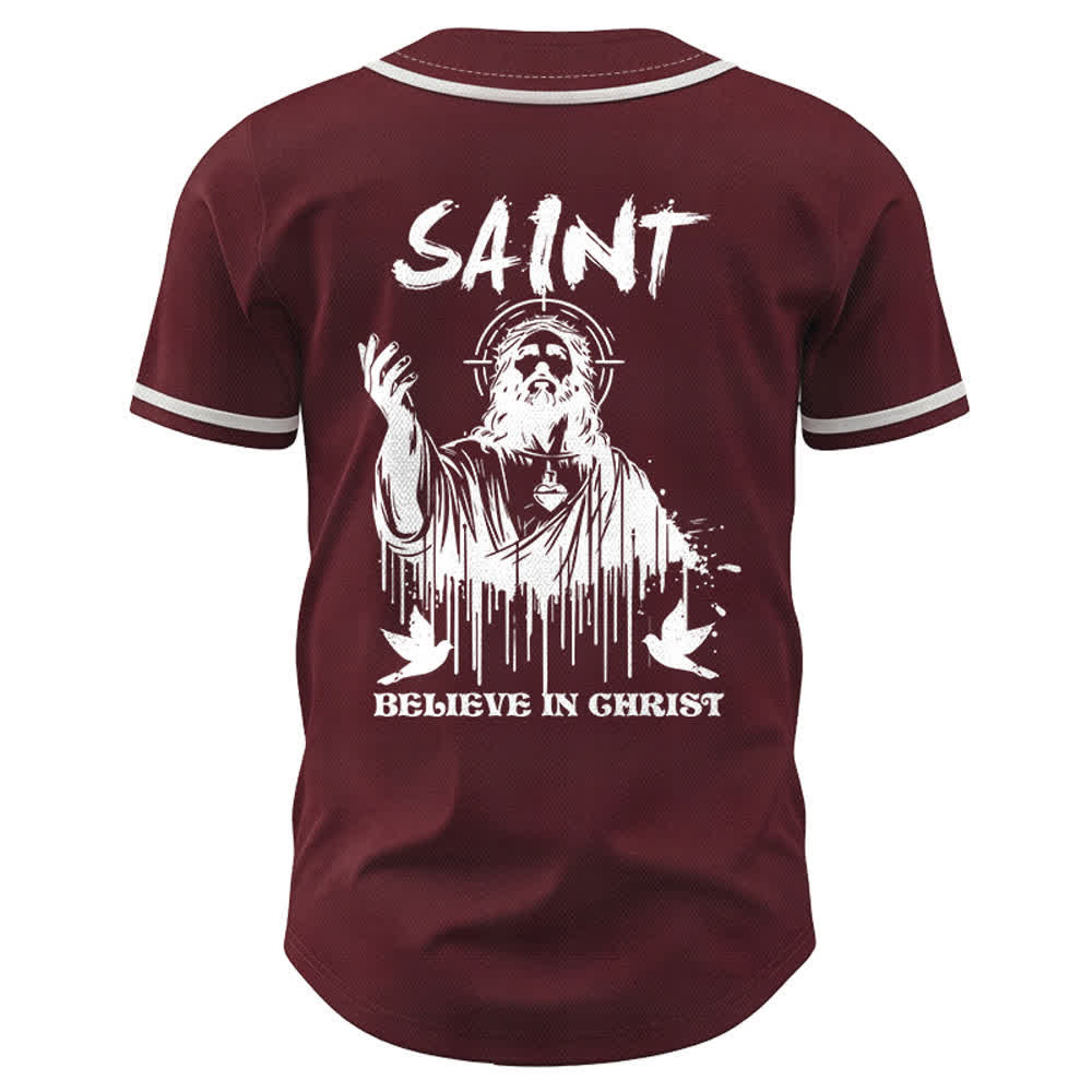 Christianartworkshop Maglia da baseball unisex "Saint Believe In Christ" - image 22