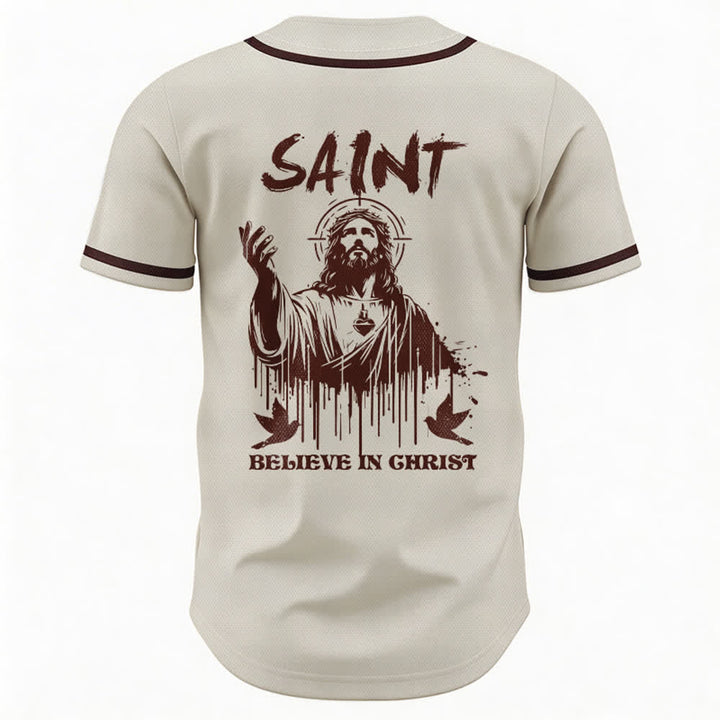Christianartworkshop Maglia da baseball unisex "Saint Believe In Christ" - image 50