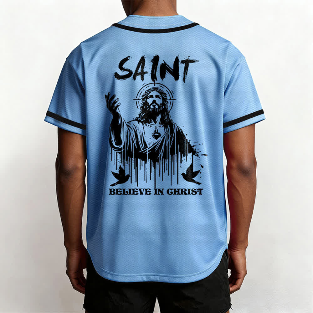 Christianartworkshop Maglia da baseball unisex "Saint Believe In Christ" - image 31