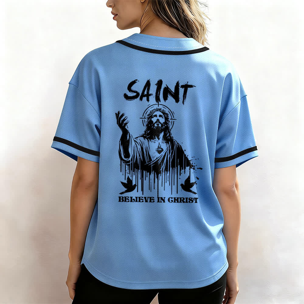 Christianartworkshop Maglia da baseball unisex "Saint Believe In Christ" - image 33