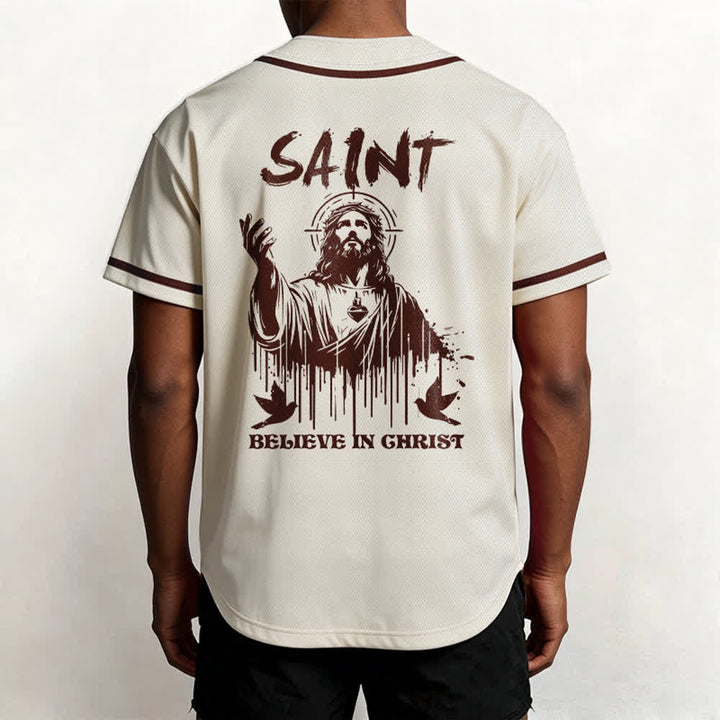 Christianartworkshop Maglia da baseball unisex "Saint Believe In Christ" - image 52