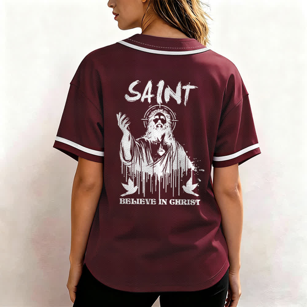 Christianartworkshop Maglia da baseball unisex "Saint Believe In Christ" - image 26