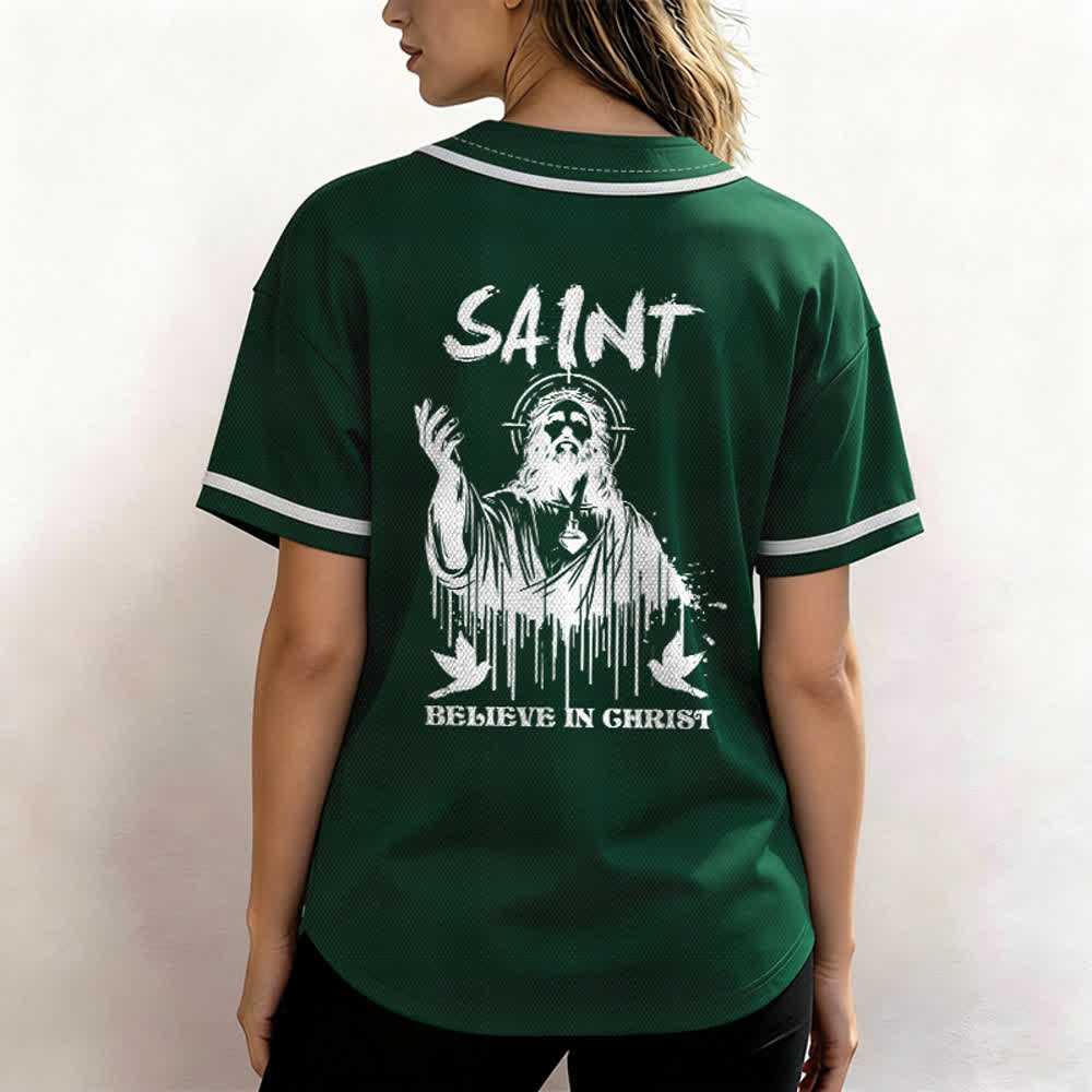 Christianartworkshop Maglia da baseball unisex "Saint Believe In Christ" - image 47