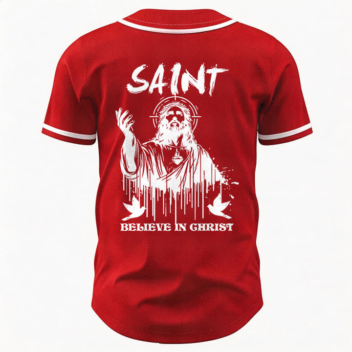 Christianartworkshop Maglia da baseball unisex "Saint Believe In Christ" - image 15