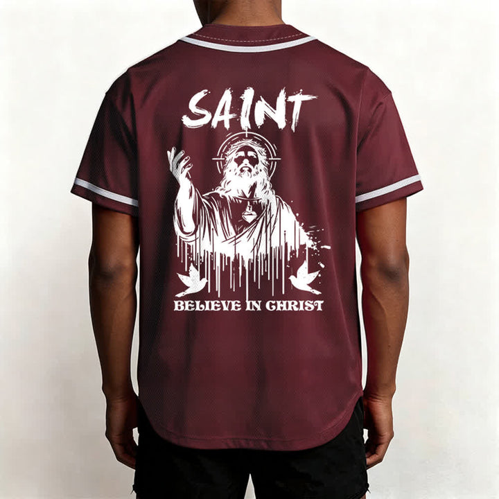 Christianartworkshop Maglia da baseball unisex "Saint Believe In Christ" - image 24