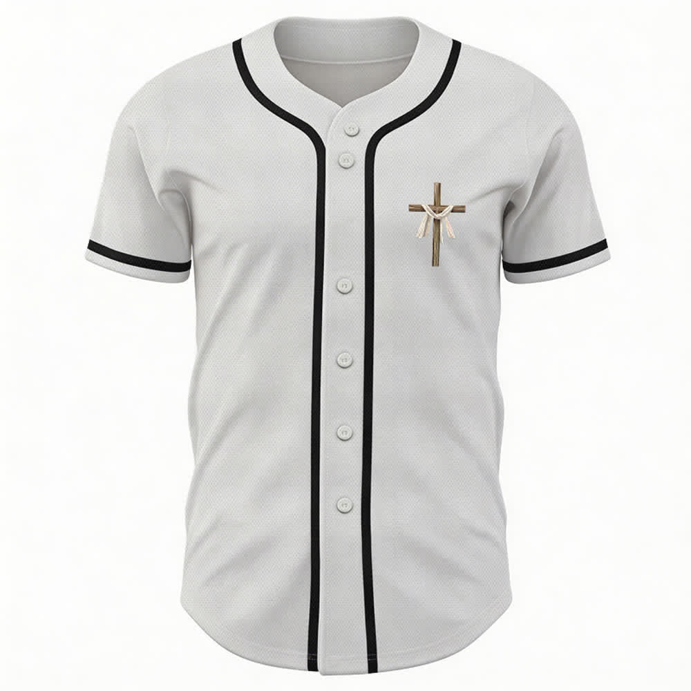 Christianartworkshop Non è qui, è risorto Maglia da baseball unisex Faith - image 9