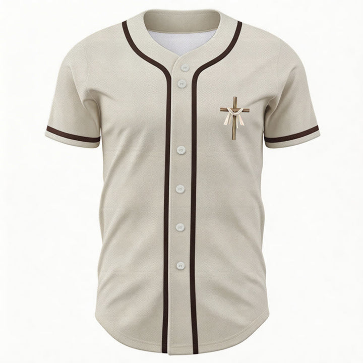 Christianartworkshop Non è qui, è risorto Maglia da baseball unisex Faith - image 2