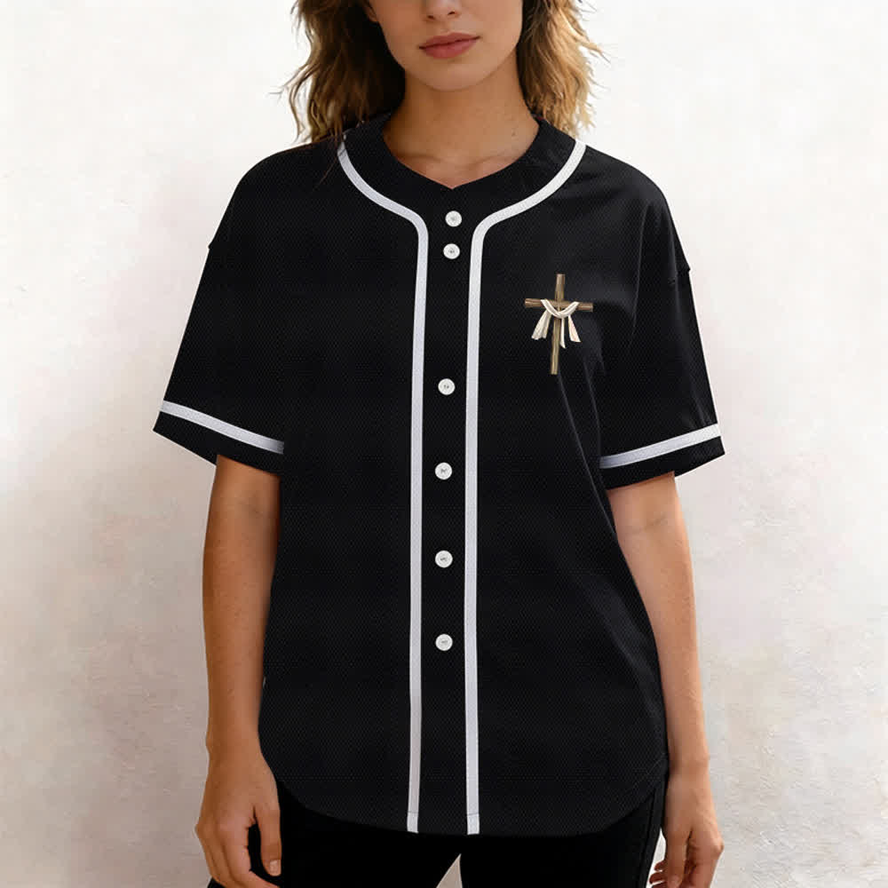 Christianartworkshop Non è qui, è risorto Maglia da baseball unisex Faith - image 20