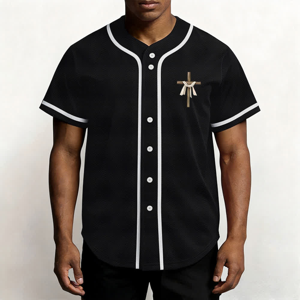 Christianartworkshop Non è qui, è risorto Maglia da baseball unisex Faith - image 18