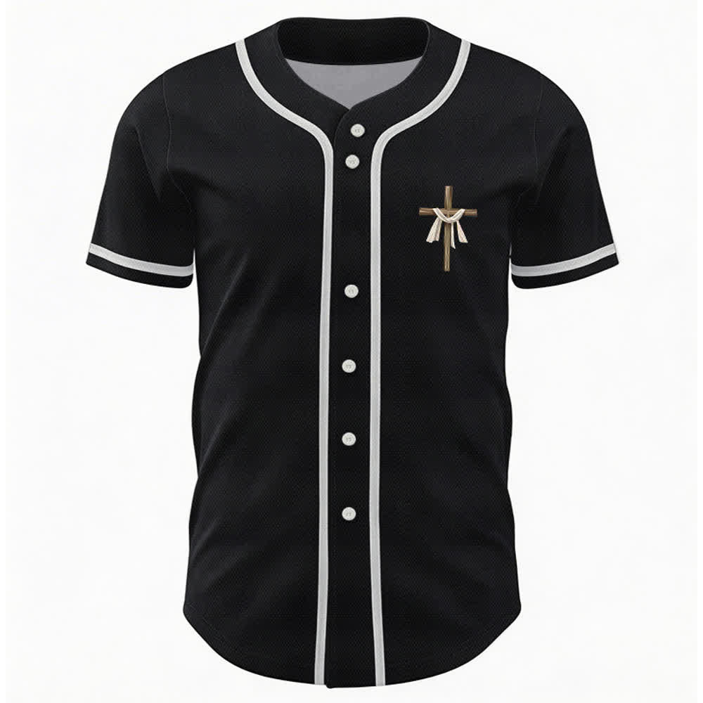 Christianartworkshop Non è qui, è risorto Maglia da baseball unisex Faith - image 16