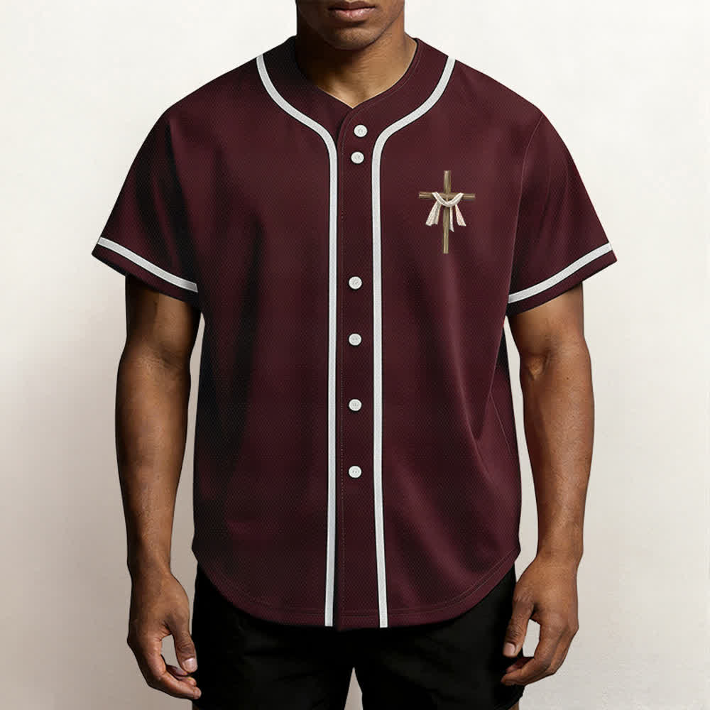Christianartworkshop Non è qui, è risorto Maglia da baseball unisex Faith - image 32